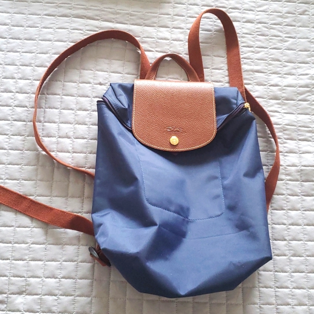 Longchamp Navy Backpack